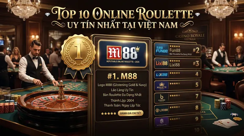 Top 10 Online Roulette Uy Tín Nhất Tại Việt Nam