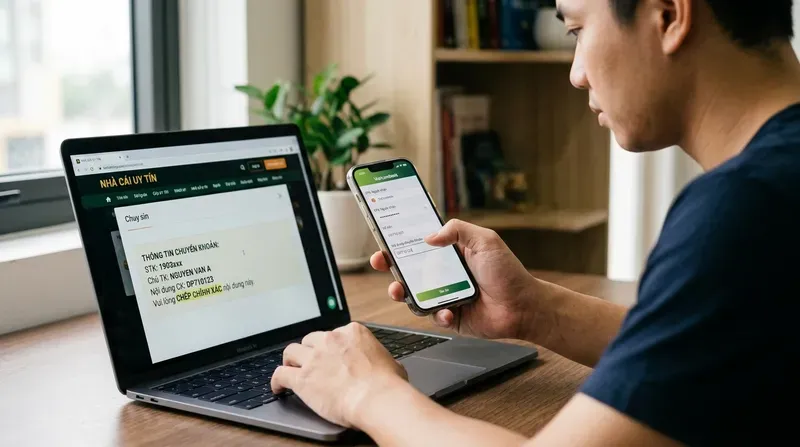 Cách Nạp Tiền Nhà Cái Đúng Cú Pháp — Tránh Lỗi Lần Sau