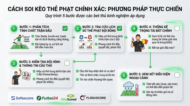 Cách Soi Kèo Thẻ Phạt Chính Xác: Phương Pháp Thực Chiến