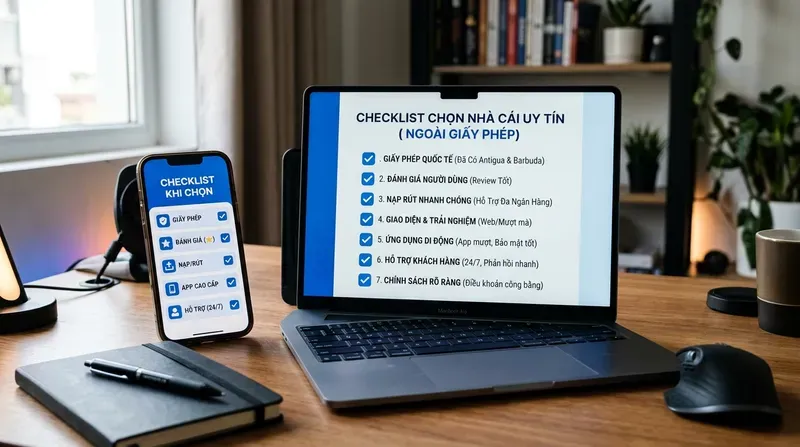 Checklist chọn nhà cái uy tín ngoài giấy phép Antigua & Barbuda là gì?