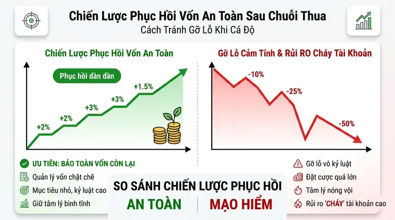 Cách Tránh Gỡ Lỗ Khi Cá Độ: Bí Quyết Không Cháy Tài Khoản 6 Chiến Lược Phục Hồi Vốn An Toàn Sau Chuỗi Thua
