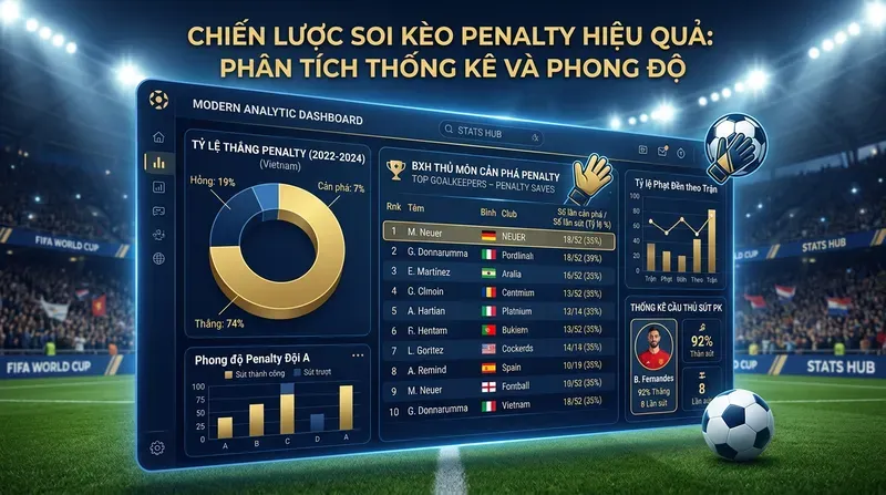 Chiến Lược Soi Kèo Penalty Hiệu Quả – Phân Tích Thống Kê Và Phong Độ
