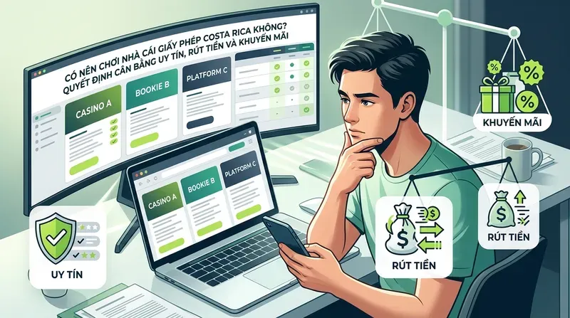 Vic88 6 Có nên chơi nhà cái giấy phép Costa Rica không? Khuyến nghị theo từng nhóm người chơi