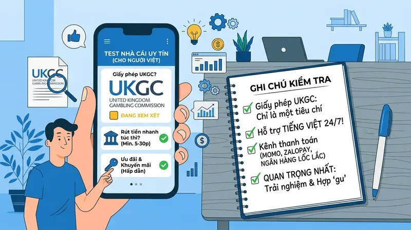 Người chơi Việt có nên ưu tiên nhà cái được cấp phép UKGC không?