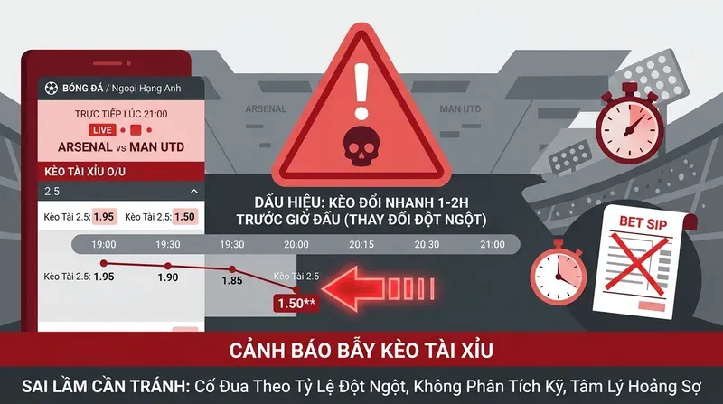 Nhận Biết Kèo Tài Xỉu Bẫy Và Những Sai Lầm Cần Tránh