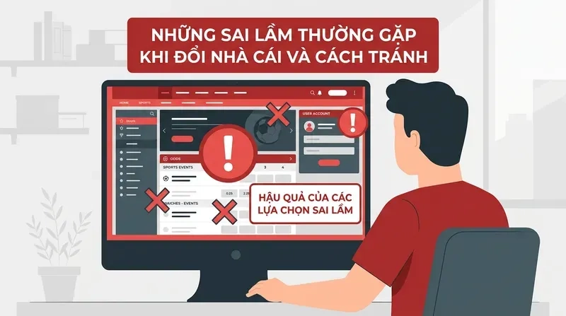 Những Sai Lầm Thường Gặp Khi Đổi Nhà Cái Và Cách Tránh