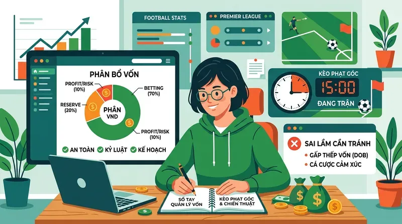 Quản Lý Vốn và Những Sai Lầm Cần Tránh Khi Chơi Kèo Góc