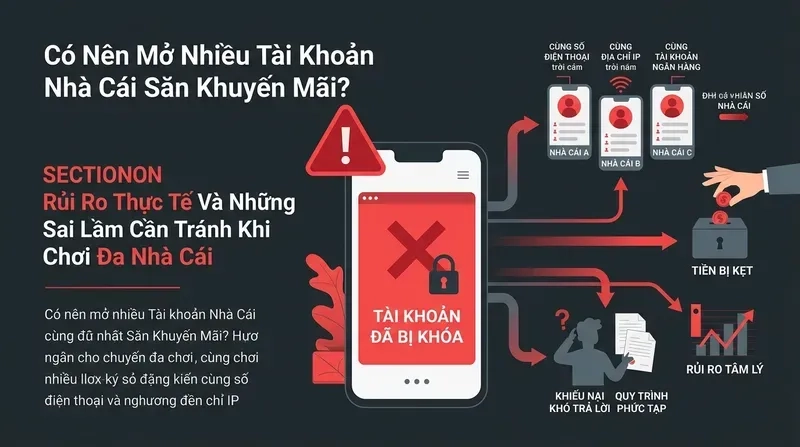 Rủi Ro Thực Tế Và Những Sai Lầm Cần Tránh Khi Chơi Đa Nhà Cái