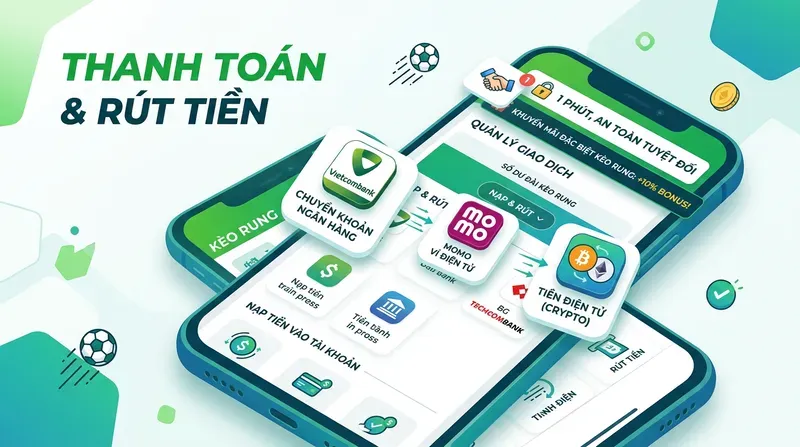 Thanh Toán, Rút Tiền & Khuyến Mãi Kèo Rung