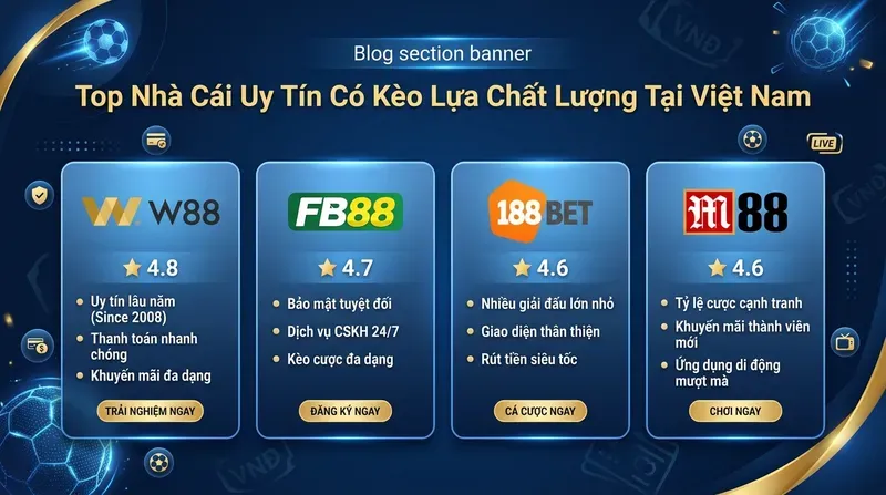 Top Nhà Cái Uy Tín Có Kèo Lựa Chất Lượng Tại Việt Nam