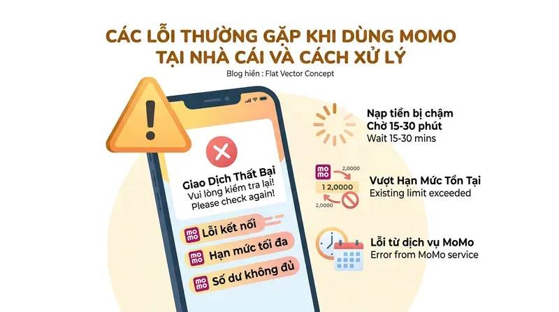 Vin88 7 Các Lỗi Thường Gặp Khi Dùng MoMo Tại Nhà Cái Và Cách Xử Lý
