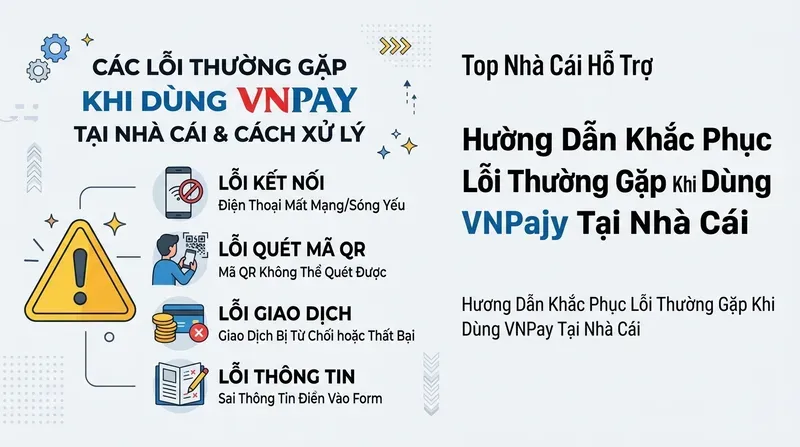 Các Lỗi Thường Gặp Khi Dùng VNPay Tại Nhà Cái Và Cách Xử Lý