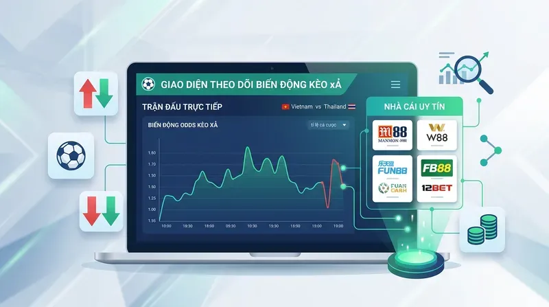 Công Cụ Theo Dõi Biến Động Kèo Xả Và Nhà Cái Uy Tín Cho Bet Thủ Việt