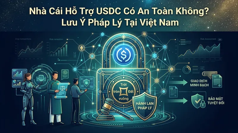 Nhà Cái Hỗ Trợ USDC Có An Toàn Không? Lưu Ý Pháp Lý Tại Việt Nam