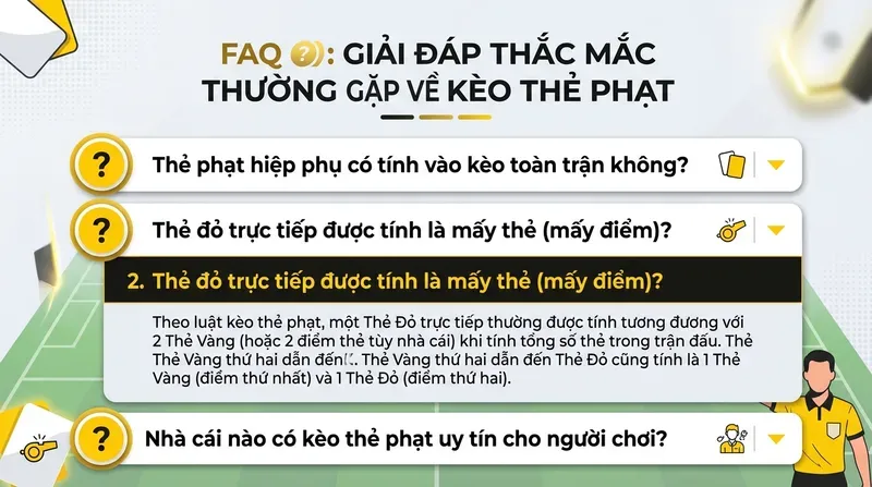 FAQ: Giải Đáp Thắc Mắc Thường Gặp Về Kèo Thẻ Phạt