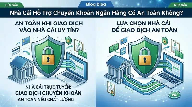 Vin88 9 Nhà Cái Hỗ Trợ Chuyển Khoản Ngân Hàng Có An Toàn Không?