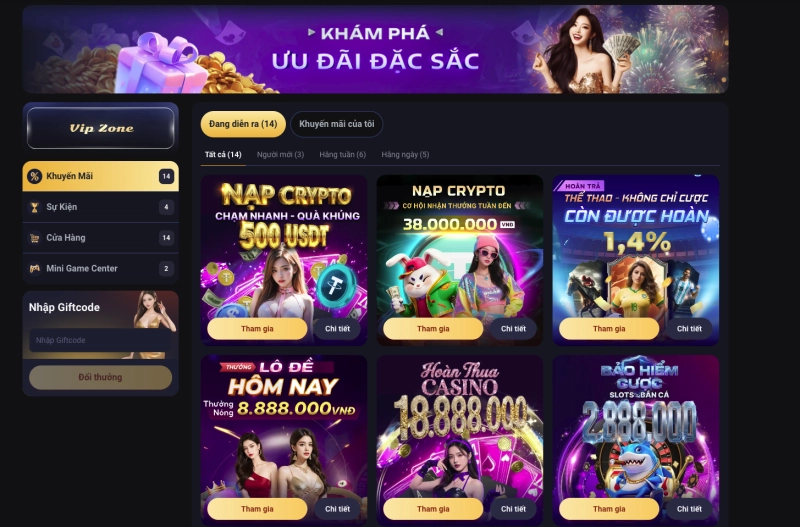Banner khuyến mãi chào mừng 100% tại Vin88